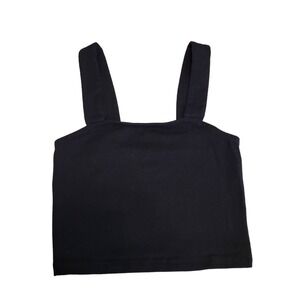 BP black cropped tank top, size XS